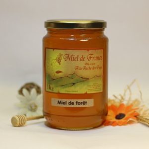 Pot de miel de foret